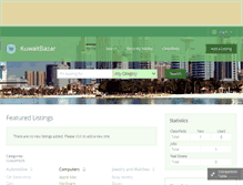 Tablet Screenshot of kuwaitbazar.com